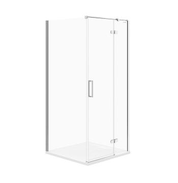 Душевая кабина угловая квадратная JOTA 90x90x195 правосторонняя прозрачное стекло