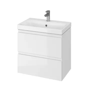 CET B04 MODUO SLIM шкафчик с умывальником MODUO SLIM 60 белый