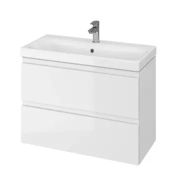CET B06 MODUO SLIM шкафчик с умывальником MODUO SLIM 80 белый