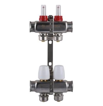Коллектор ISOLTUBEX SPAIN INOX AISI-304 нержавеющая сталь CO2 (1″х2)