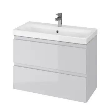CET B07 MODUO SLIM шафка з умивальником MODUO SLIM 80 сіра