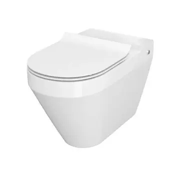 Унітаз компакта Cersanit CREA 010/020 OVAL з сидінням дюропл SLIM LIFT (без бачка)