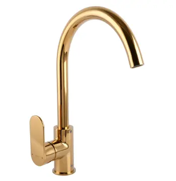 Змішувач для кухні TOPAZ BARTS TB 07403-H36-AU боковий S- D35 шланги 45см золото PVD