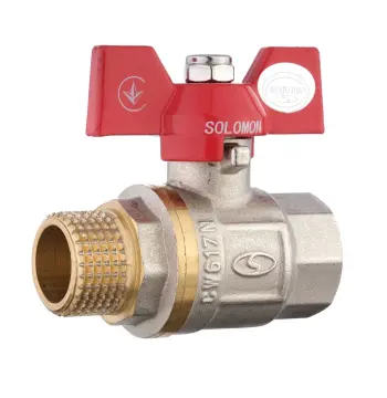 Кран кульовий прямий SOLOMON 1/2″ ЗВ КБ PN40 B1008