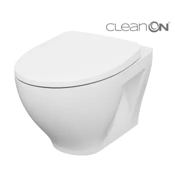 CET Cersanit A29 MODUO CLEAN ON підвісний унітаз в комплекті з кришкою дюропласт MODUO SLIM WRAP