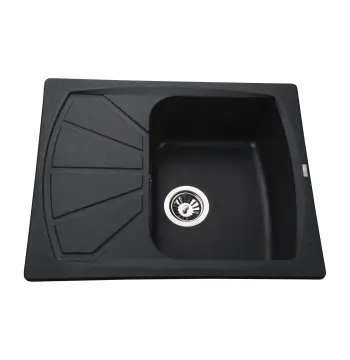 Гранитная мойка Globus Lux TANA графит 610 х 500 мм-А0001