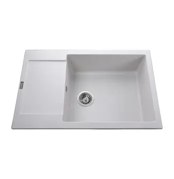 Гранитная мойка Globus Lux MALABI жемчужный 780x500мм