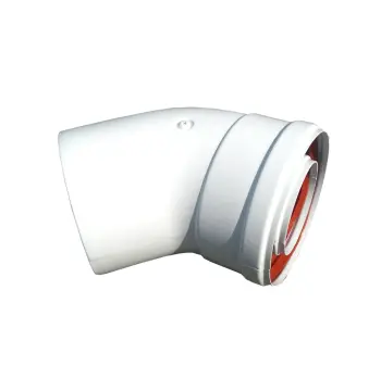 Колено 45 градусов, d=60/100 mm CE.00.30 H ( TR.6045F )