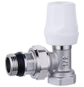 Кран радиаторный угловой Q PROFESSIONAL 1/2″ NV-QP5005 вентильный с уплотнителем