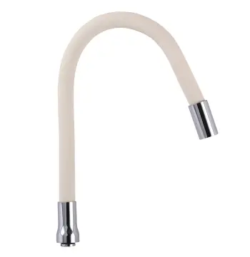 Излив смесителя GLR-BEIGE-55 для кухни Гофрированный с аэратором, силикон , 3/4″ВН