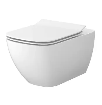 CET Cersanit В245 VIRGO CLEAN ON підвісний з кришкою дюропласт ліфт PL