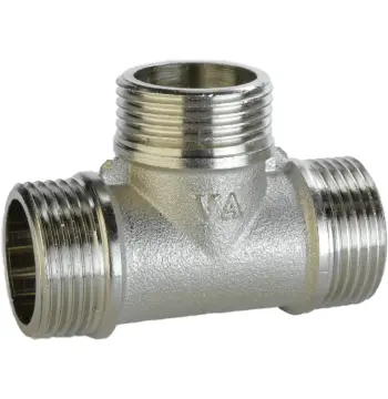 Тройник 1/2″ННН никелированный А0214А(нк)
