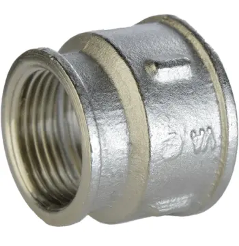 Муфта редукционная 1″х3/4″ВВ никелированная А0313А(нк)
