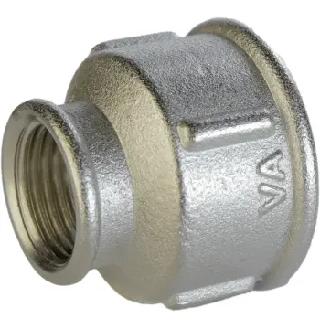 Муфта редукційна 1 1/2″х 3/4″ВВ нікельована А0310А(нк)