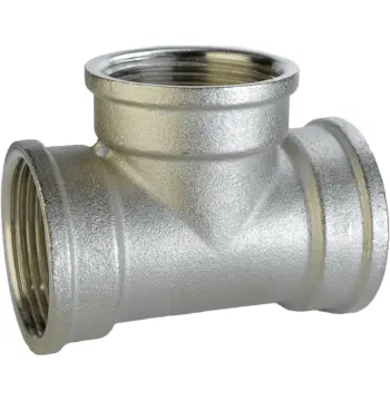 Тройник 1 1/2″ВВВ никелированный A0207-1А(нк)