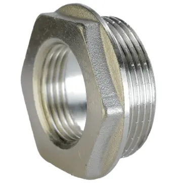 Футорка 2″х 1 1/4″НВ никелированная А0756А(нк)