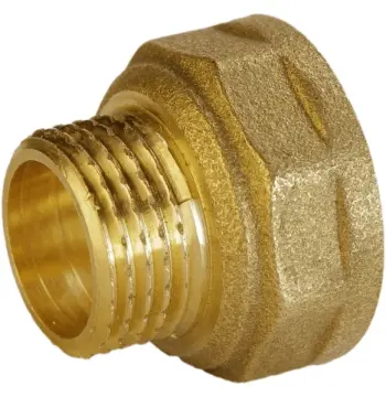 Перехідник редукційний 1/2″х3/8″ВЗ латунний А0619А