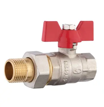 Кран шаровый прямой с американкой SOLOMON 3/4″ УСИЛЕННЫЙ 1042