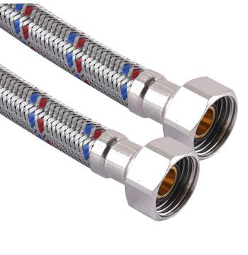 Шланг нержавеющая сталь SOLOMON 1/2″х1/2″ ВВ 0,3м HS30