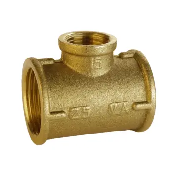 Тройник редукционный 1″х1/2″х1″ВВВ латунный А0206А
