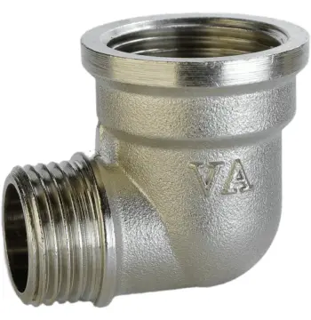 Уголок редукционный 3/4″х1/2″ВН никелированный А0104А(нк)