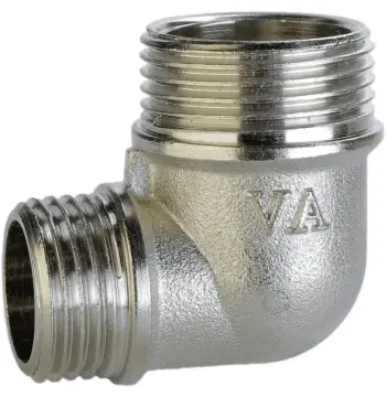 Уголок редукционный 3/4″х1/2″НН никелированный А0105А(нк)