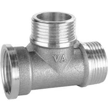 Тройник 3/4″ВНН никелированный А0255А(нк)