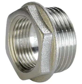Футорка 2″х1 1/2″НН никелированная А0757А(нк)