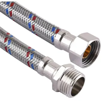 Шланг нержавеющая сталь SOLOMON 1/2″х1/2″ НВ 0,8м HS31