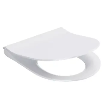 Кришка для унітазу Cersanit ZEN CITY URBAN HARMONY OVAL slim дюропл. вільнопадаюче, легкознімне