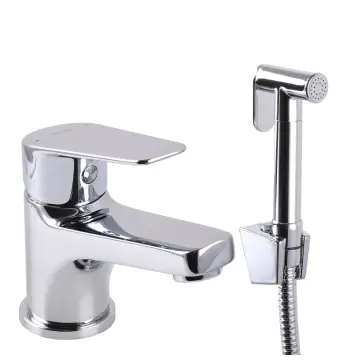 Смеситель для умывальника TOPAZ CAPRI TCA-15206-H43 гигиен. с стоп-лейкой, встроенный клапан,D35