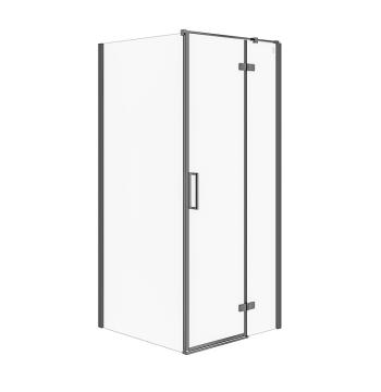 Душевая кабина Cersanit JOTA 90x90x195 правая прозрачное стекло профиль чорный
