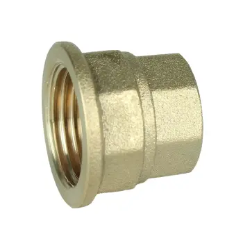 Муфта редукционная 1/2″х3/8″ВВ латунная восьмигранная А0343А