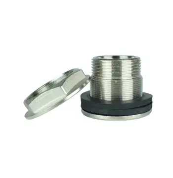 Врезка в бак 1 1/4″Н никелированное усиленное Б5104А(нк)