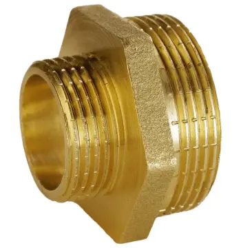 Ниппель редукционный 2″х 1 1/4″НН латунный А0544А