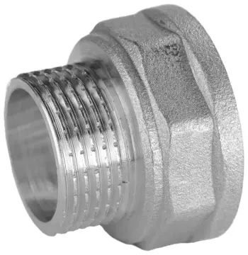 Переходник редукционный 2″х1 1/2″ВН никелированный А0633А(нк)