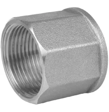 Муфта 1 1/2″ВВ никелированная восьмигранная А0355А(нк)