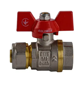 Кран кульовий SOLOMON 16х1/2″ 1184 внутр. різьба