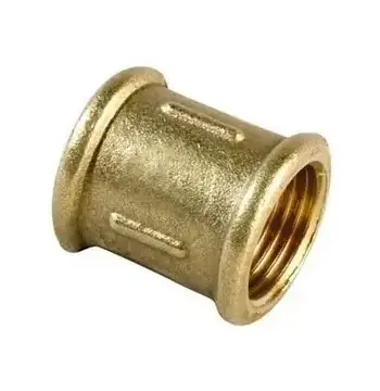 Муфта 1/4″ВВ латунная 332Б