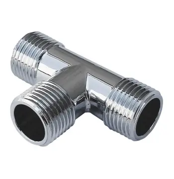 Тройник SOLOMON 1/2″ ННН хром 8202