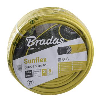 Шланг для полива SUNFLEX 1/2″- 50м Bradas Польша желтый WMS1/250