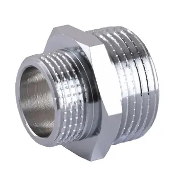 Ниппель SOLOMON 1/2″х1″ НН хром 8208